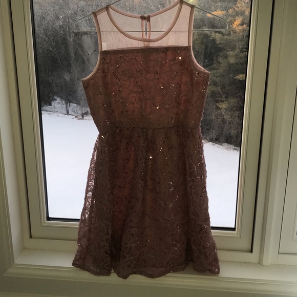 Justice Dusty Rose dress - Picture 3 of 7